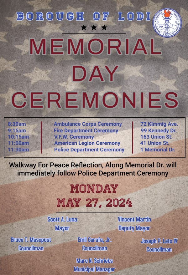 Memorial Day Ceremonies