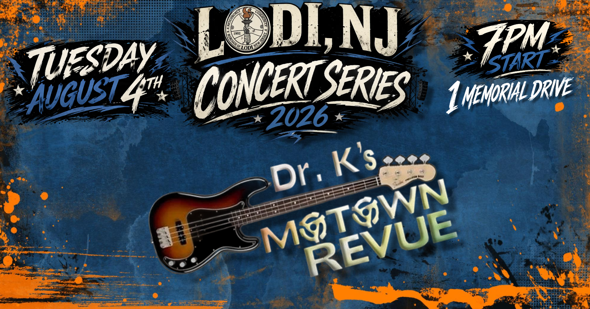 Lodi Concert Series (Day 6) Dr. K`s Motown Review